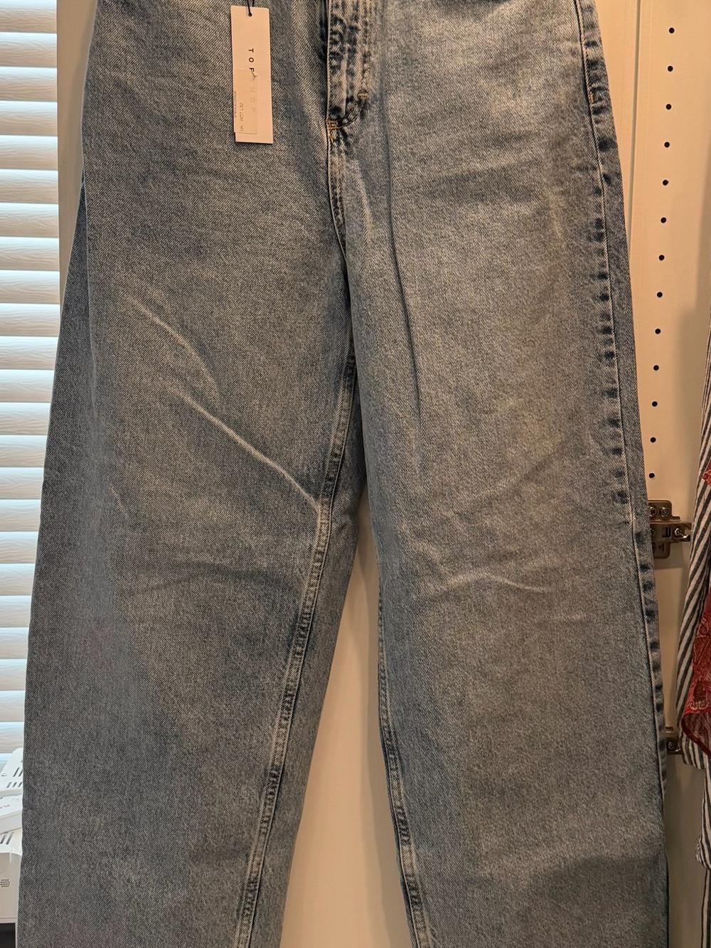 Topshop Light Wash baggy Jeans